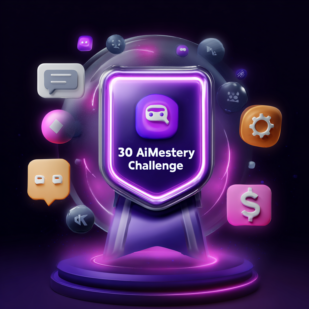 COURSE TITLE: 30 Days AI Mastery Challenge: Beginner to Advanced [XP • Badges • Certificate]